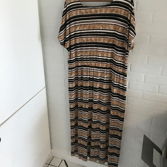 Love&Legend Maxi Dress Native Southwestern print Stripes Faux wrap 3X - Picture 7 of 7
